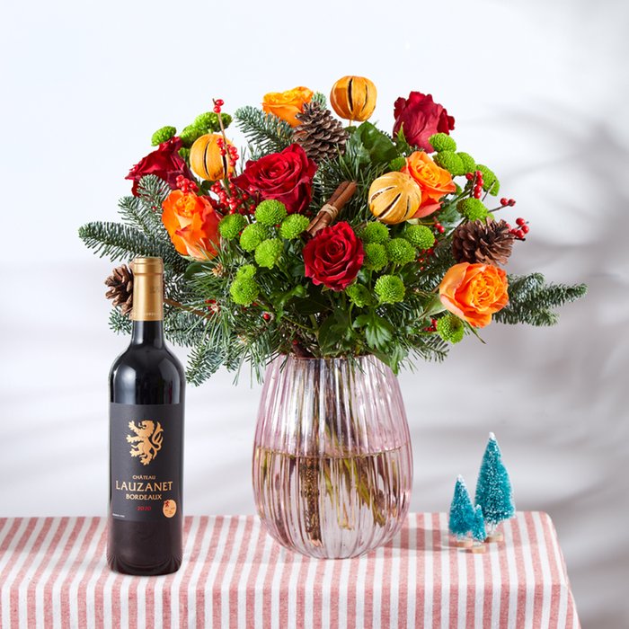 Scented Christmas with Chateau Moulin du Terrier Bordeaux Rouge Moonpig